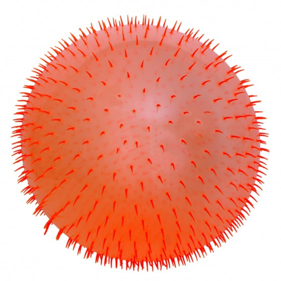 fluffy bal met licht Bubble 80 cm oranje