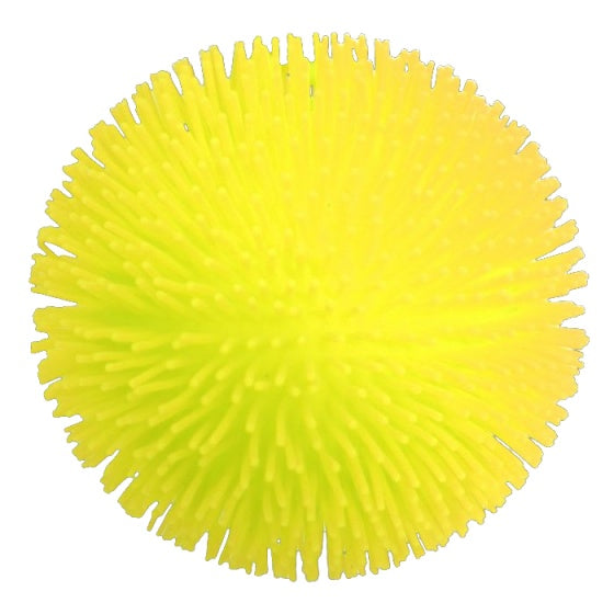 fluffy gelbal 20 cm geel