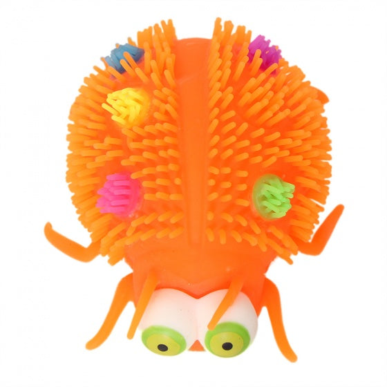 fluffy insect 12 cm oranje
