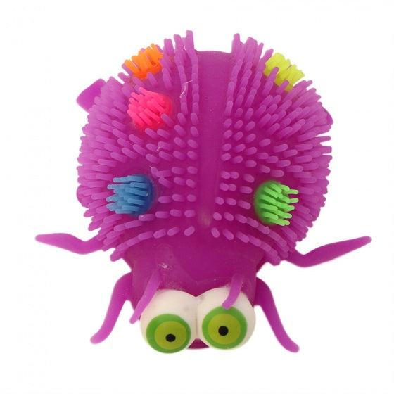 fluffy insect 12 cm paars