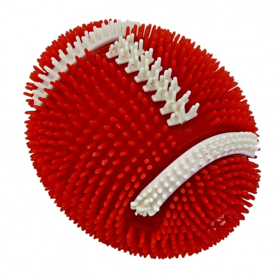 fluffy kneedbal Rugby 11 cm rood