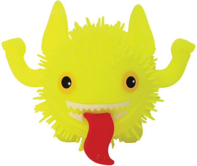 fluffy monster 11 cm geel