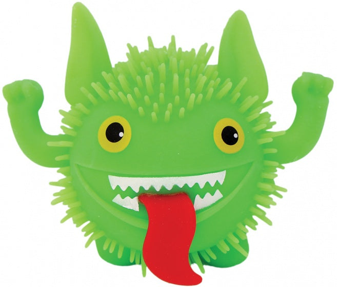fluffy monster 11 cm groen