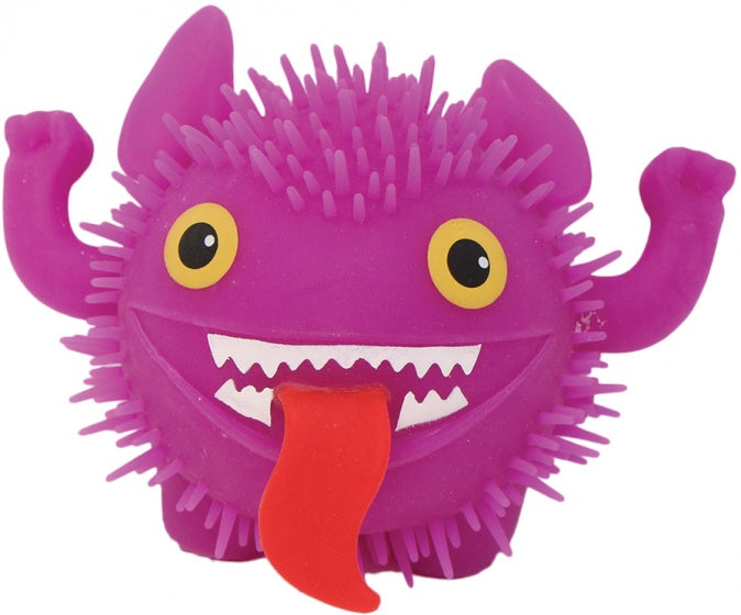 fluffy monster 11 cm paars