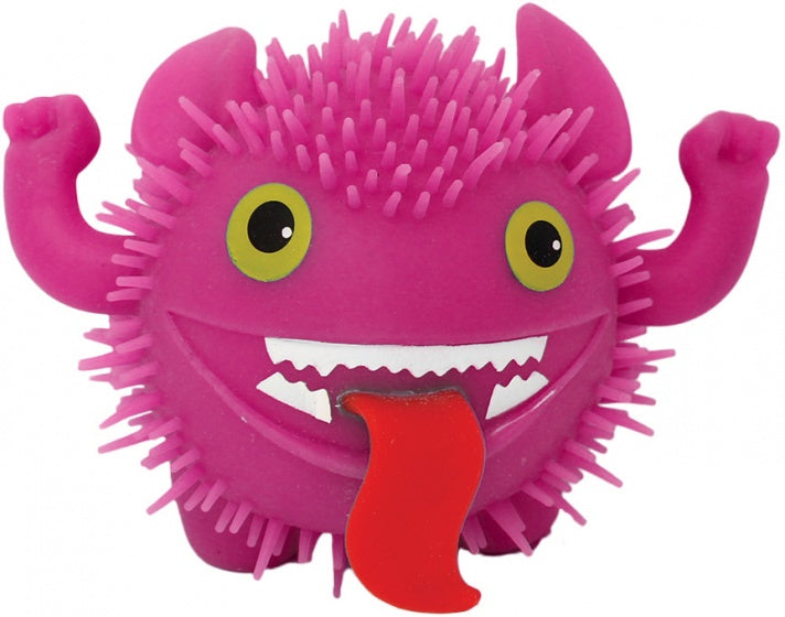 fluffy monster 11 cm roze