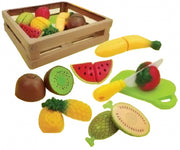 fruitmand met fruit 23 cm 8-delig