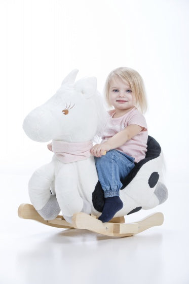 hobbelpaard Little Rocker wit