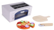 houten pizzaoven met pizza 28 cm 15-delig
