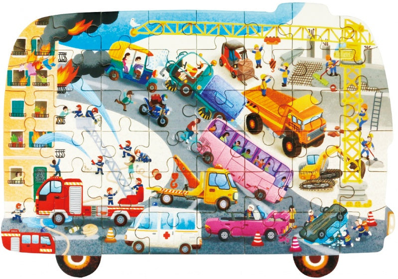 legpuzzel Dappere Brandweermannen 48 stukjes