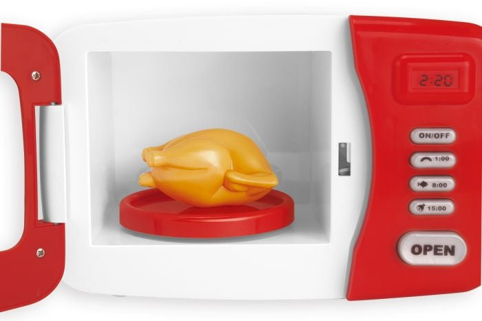 magnetron met licht en geluid 19 cm rood