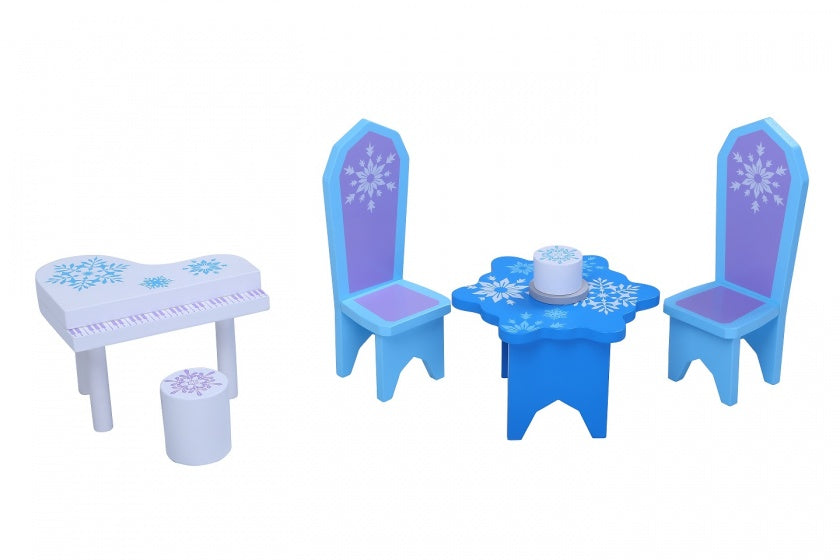 poppenhuis IJspaleis 110 cm blauw 10-delig