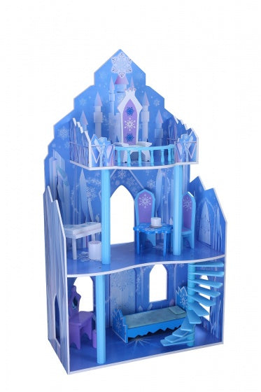 poppenhuis IJspaleis 110 cm blauw 10-delig