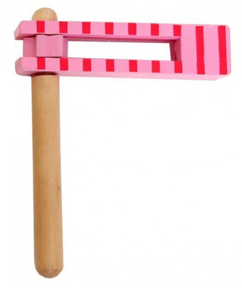 ratel hout 15 cm roze
