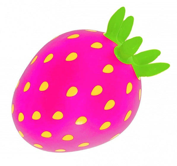 skippybal Jumpy Fruits Strawberry 55 cm roze