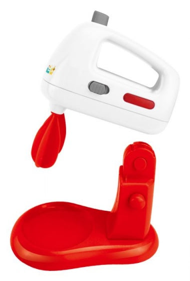 speelgoedmixer licht en geluid 20 cm rood/wit
