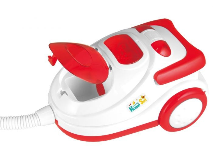 stofzuiger met licht en geluid 19 cm rood