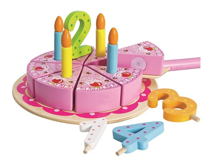 verjaardagstaart 20 cm 18-delig