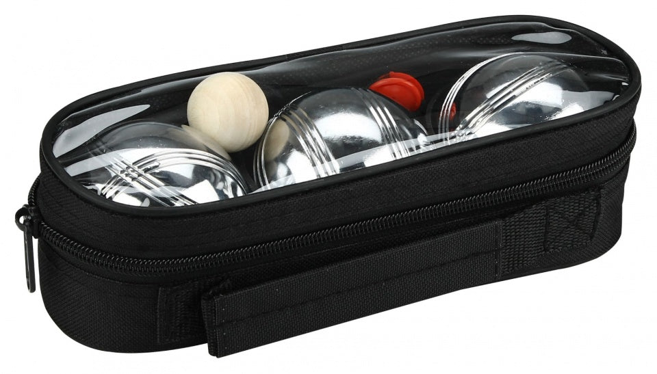 Jeu De Boules Set 3 Ballen Chroom 3 Strepen