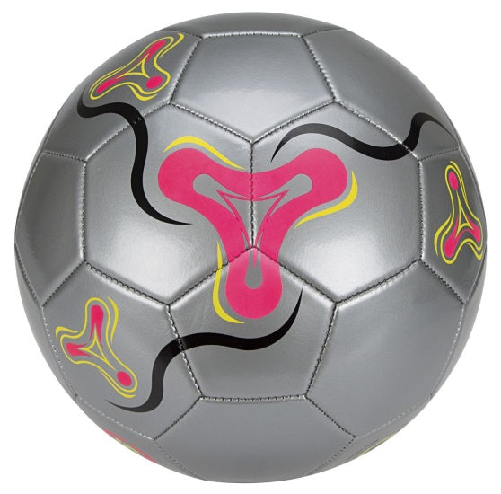 Voetbal GNG - 360 Zilver/Fuchsia/Fluor-geel maat 5