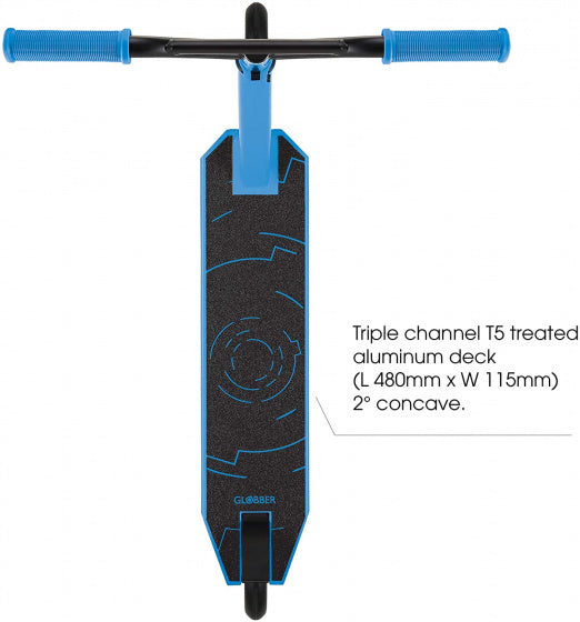 GS 540 Junior Voetrem Blauw/Zwart