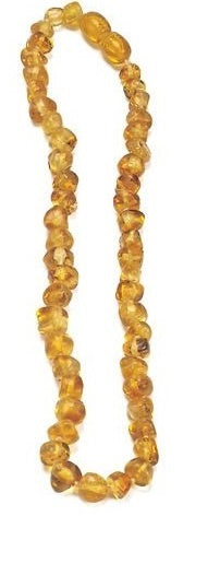 barnsteenketting 31-33 cm oranje