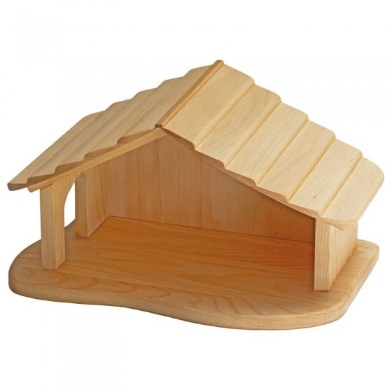 houten paardenstal 42 cm blank