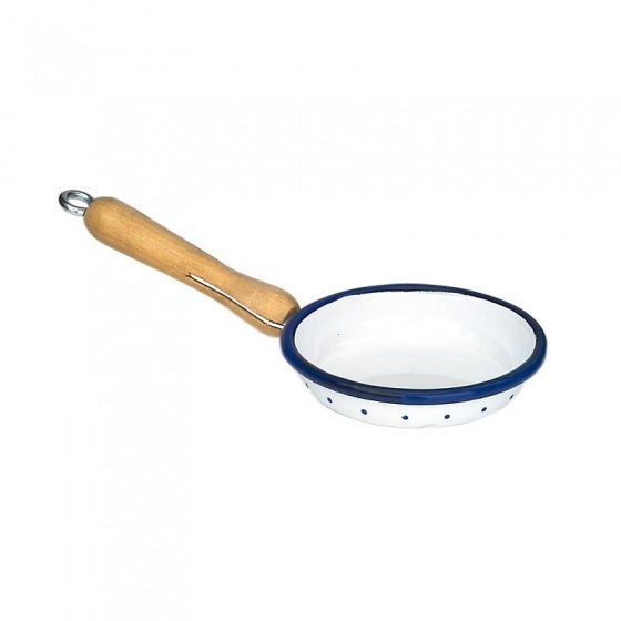 koekenpan wit metaal 12 cm