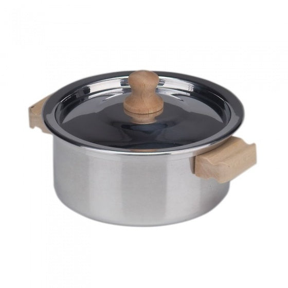 kookpan zilver metaal 10 cm