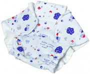 poppenluier 8 cm blauw