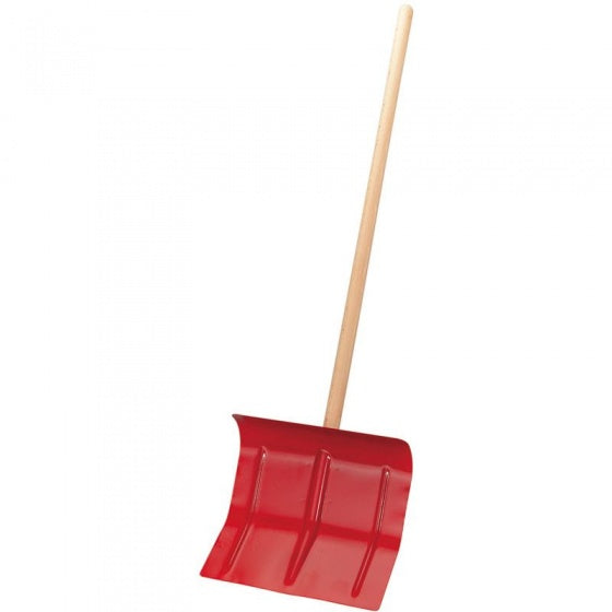 sneeuwschuiver 90 cm rood/blank hout