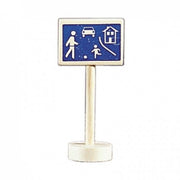 verkeersbord woownijk hout 10 cm