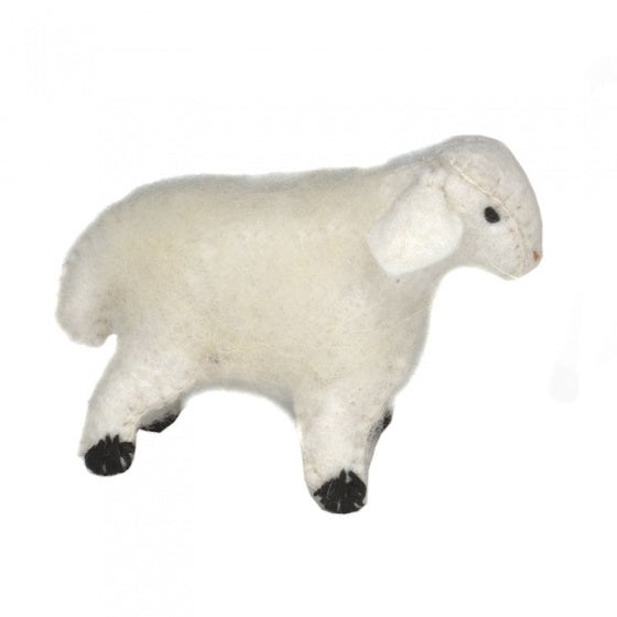 viltdier schaap wit 8 cm