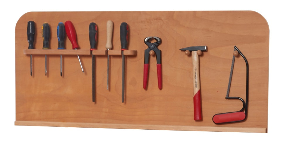 werkbank wand bruin hout junior 78 x 38 x 5 cm