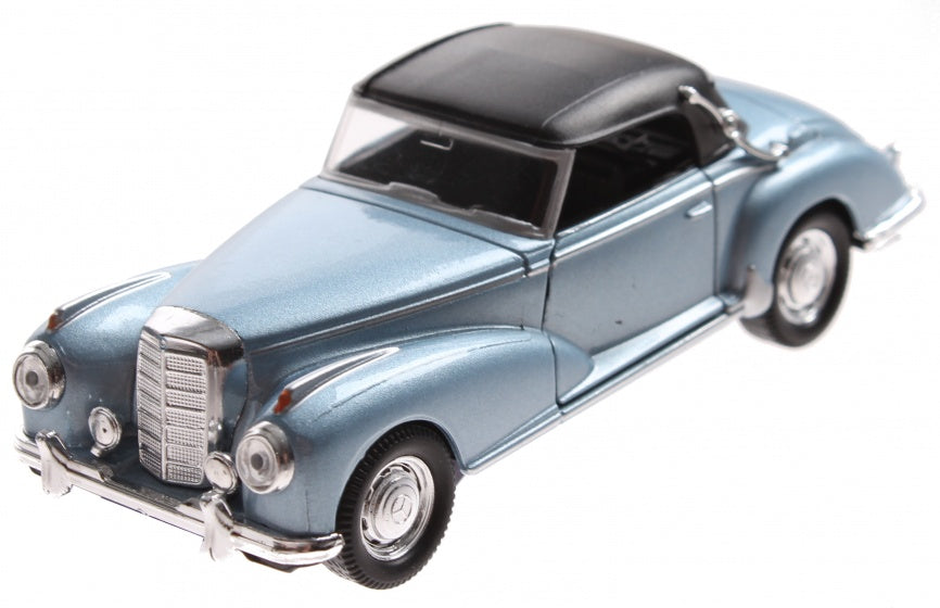 auto Mercedes-Benz 300 S (1955) blauw met dak