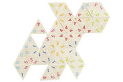 Triominos met cijfers hout 76 stenen