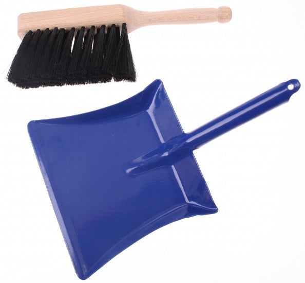 Handveger en Blik 18cm Blauw