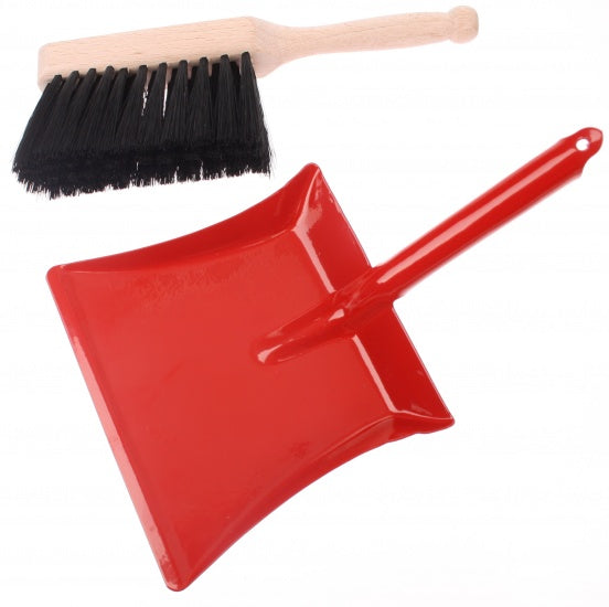 Handveger en Blik 18cm Rood