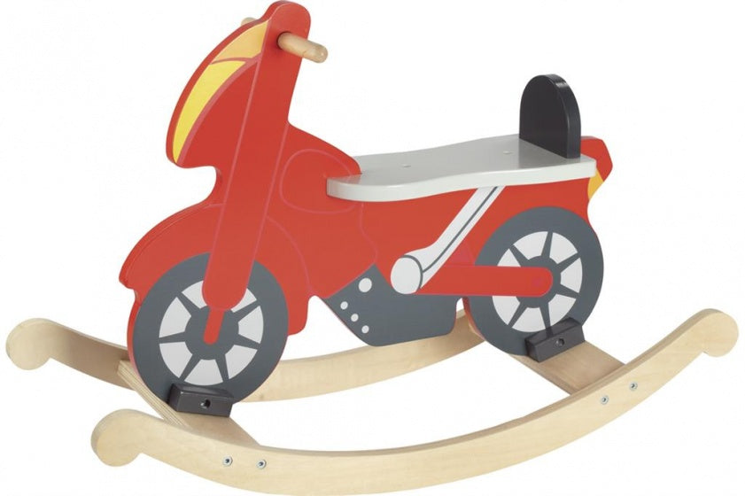hobbelfiguur Rocking Motor junior rood 52 x 78 cm