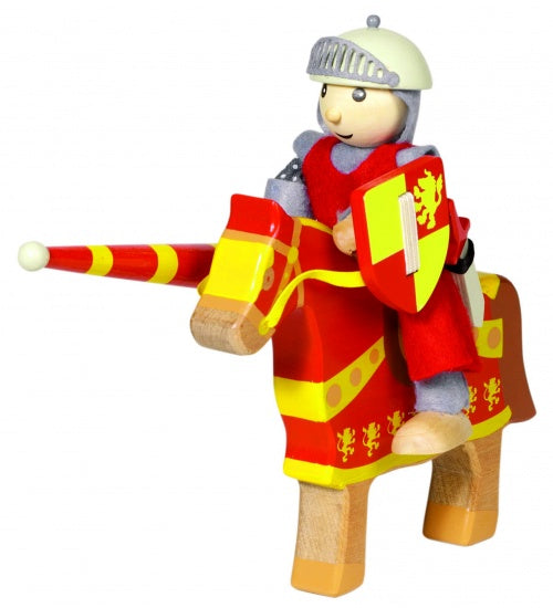 Houten Buigpopje Ridder Artus 11cm