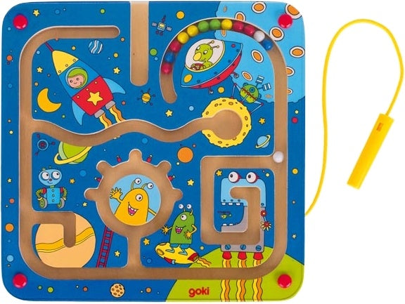 schuifpuzzel Heelal junior hout 21 x 5 cm