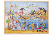 houten legpuzzel dierentuin 48-delig