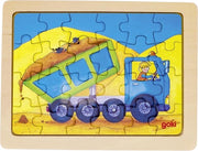 houten legpuzzel Kiepwagen 19 x 14
