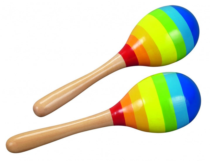 Houten Sambaballen Strepen: 20 cm