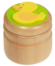 Houten Melktanddoosje Eend
