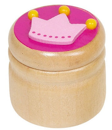 Houten Melktanddoosje Kroontje