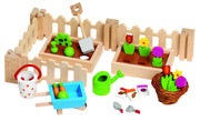 Houten Poppenhuis Tuintje Met Accessoires