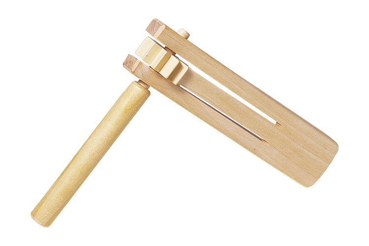 houten ratel blank 15 cm