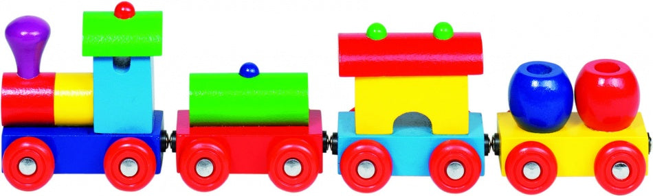 Houten Trein Peru Met Magneetkoppeling