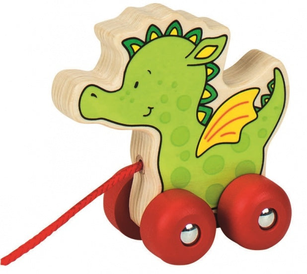 Houten Trekdier Draak 10