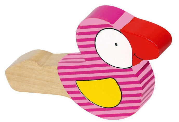 Houten Vogeltoeter: Roze 9